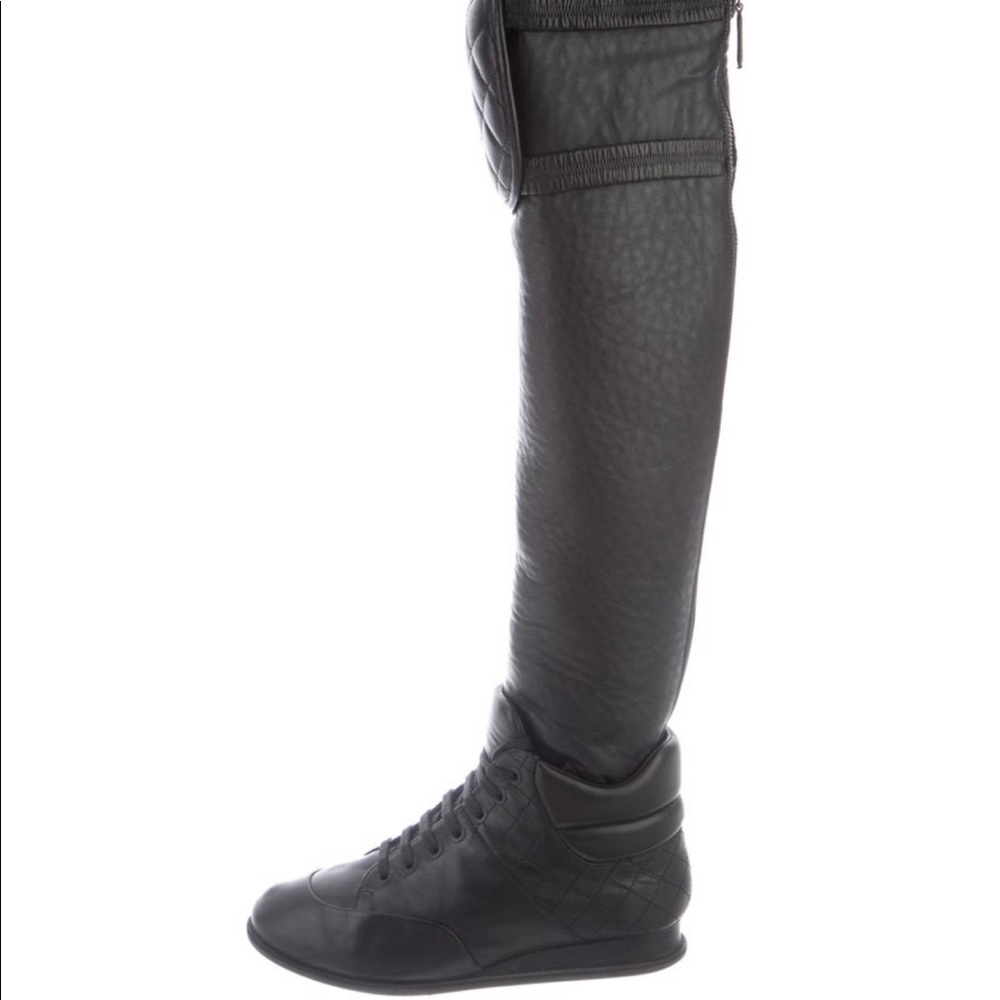 Chanel 2014 Runway Sneaker Boots - Picture 2 of 5